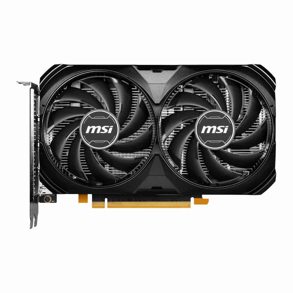 MSI NVIDIA GeForce RTX 4060 8GB VENTUS 2X BLACK 8G OC Ada Lovelace Graphics Card